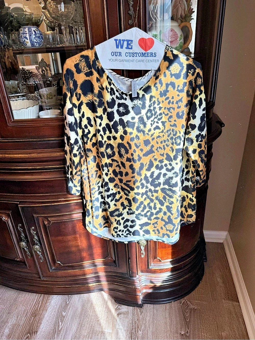honey curvy Animal Print Tunic